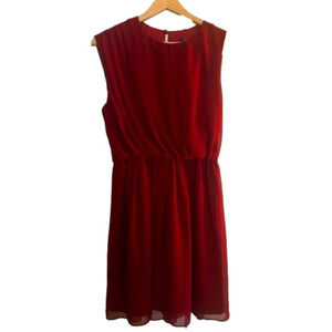 EUC | Theme | Size: Medium | Wine Colored Cocktail Dress